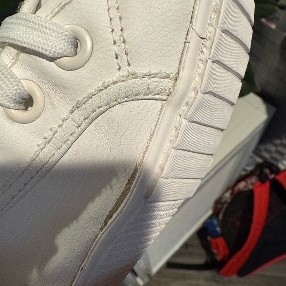 Zara White Sneakers Minimalist Low-Top Design‎ - Picture 5 of 6